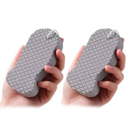 Radiants Skin Sponge Koreansk Kropsskrub Svampe Ultra Blød Eksfolierende Død Hudfjerner Kompatibel med Badekar Bruser