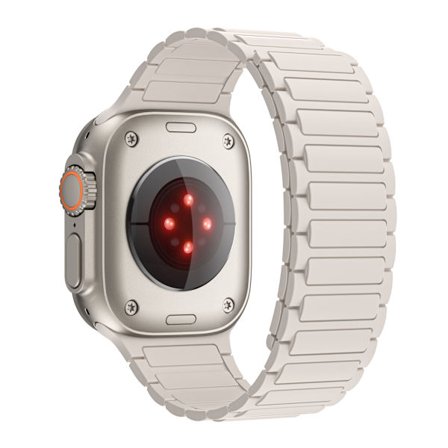 Magnetisk silikonrem för Apple Watch 1/2/3/4/5/6/7/8/9, Apple Watch SE