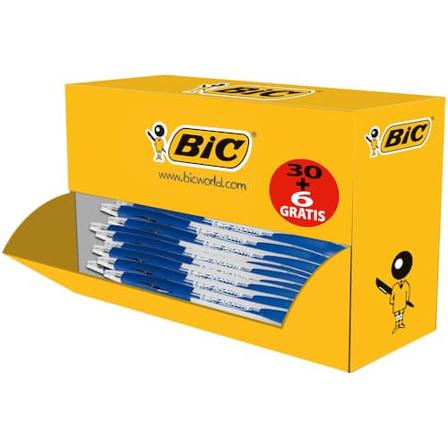 BIC Kulpenna Atlantis Classic Värdepack 1mm blå med blått bläck