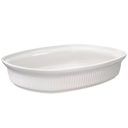 Kähler Hammershøi ovnfast fad 39 x 29,5 cm, hvid | KitchenOne