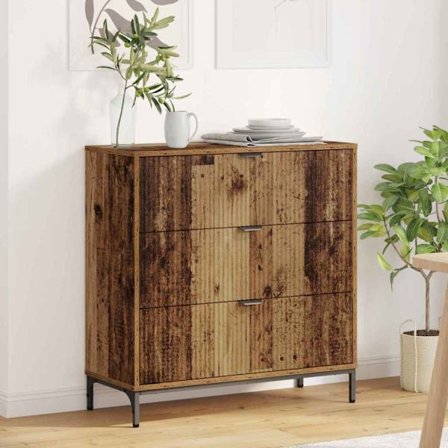 Sideboard Gammalt trä 79,5 x 33 x 82 cm Konstruerat trä