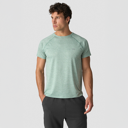 T-shirts ICANIWILL Trænings Mesh T-shirt Lysegrøn - Bodyman.dk