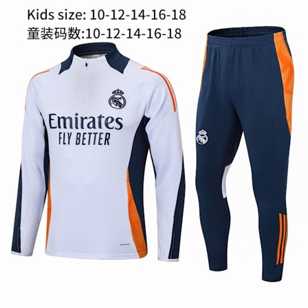 Ny Paris Frankrike Portugal Mbappe Messi langermet treningsdress fotballuniform dress ytterjakke barneklær 15