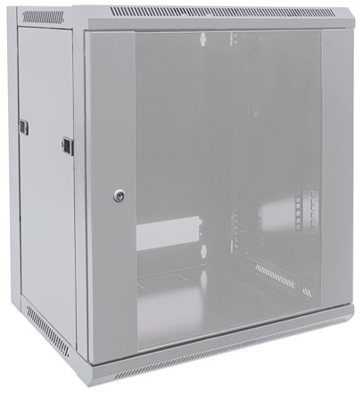 INTELLINET Server Schrank 19 Wandverteiler 9HE (H-B-T 500 x 570 x 450 mm) [gy], Flatpack