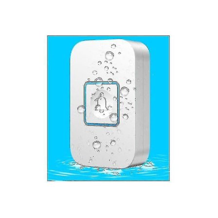 Ultralang Rækkevidde 400m Trådløs Dørklokke Sæt, IP55 Vejrbestandig med LED Lys, Volumekontrol og Over 60 Melodier - Perfekt