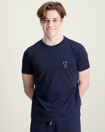 Baron Filou Signature T-Shirt Blå T-shirts Dreng - Kids Brand Store