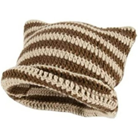 Naisten hatut Kissan pipo Vintage Naisten kettuhattu Grunge-asuste