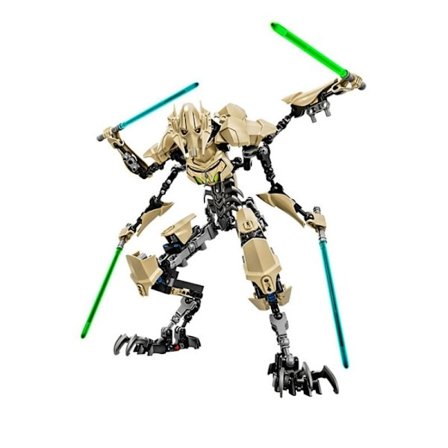 Figur Delikat Star Wars General Grievous Byggesett Actionleketøy for,A