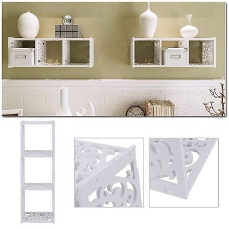 Hjemme WPC Hulskåret CD/DVD Oppbevaringsstativ