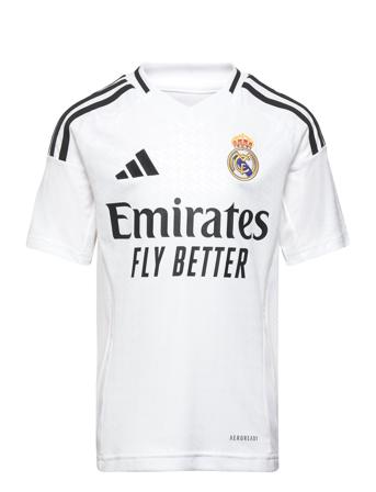 Real H Jsy Y Sport T-shirts Football Shirts White Adidas Performance