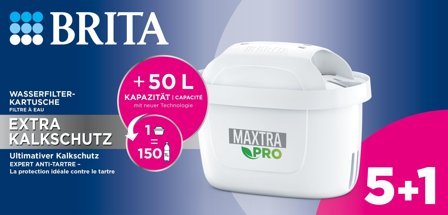 BRITA MAXTRA PRO Extra Kalkschutz Pack 5+1