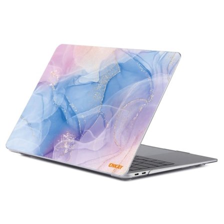 HAT PRINCE MacBook Pro 14 M1 / M1 Max (A2442, 2021) streamer light pattern style cover - Lilla Og Blå