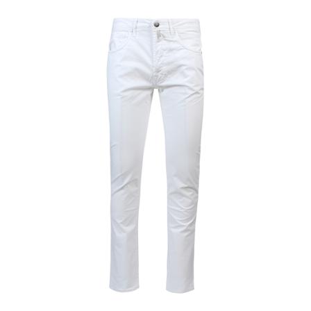 Incotex - Straight - Vit - Herr - Storlek: W42, Herr, Storlek: W42
