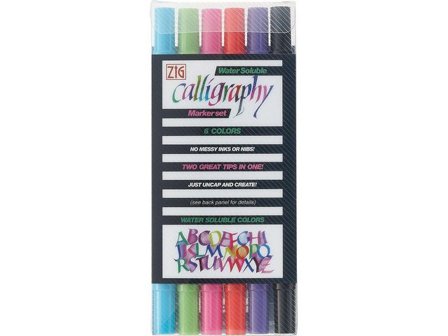 ZIG Kalligrafipenna 3100 6/fp - Lyreco - Kontorsmaterial - Pennor - Kalligrafipennor