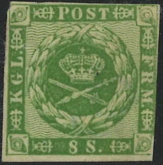 Danmark 1858 - AFA 8 - Ubrugt