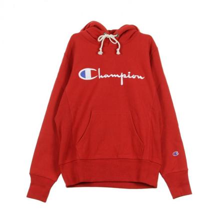 Champion, Hooded Sweatshirt Czerwony, Mężczyzna, Rozmiar: XL