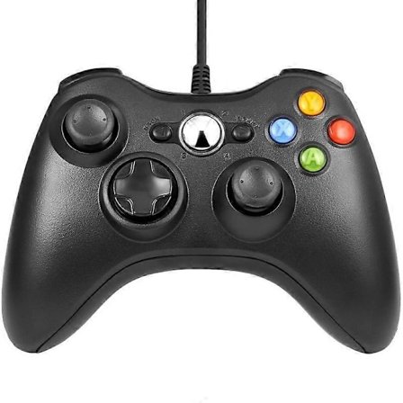 USB-peliohjain Xbox 360:lle ergonomisilla olkapäänäppäimillä
