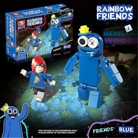8st 2023 Roblox Rainbow Friends Dörrar Byggstenar Figurer Montera Modell Barn Julleksak