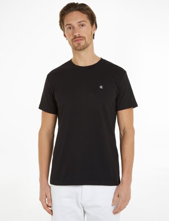 Calvin Klein Jeans Ck Embro Badge Tee - Black - M