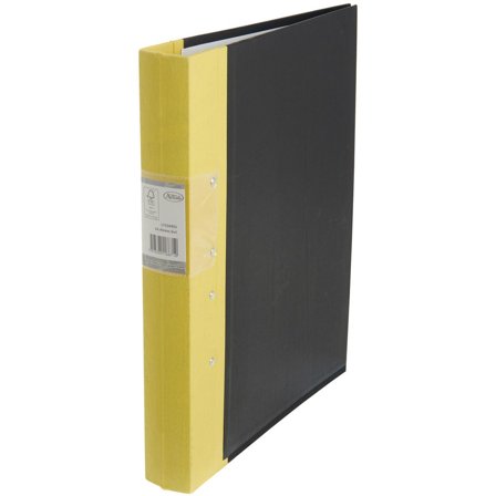 Actual Gaffelpärm 40mm gul - Lyreco - Kontorsmaterial - Pärmar och register - Träryggspärmar - A4