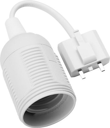 GELIA LAMPEOPPHENG E27 M DCL STØPSEL 0,1M KOMPLETT MONTERT MED JOR