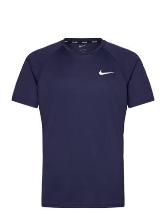 Nike Essential Short Sleeve Hydroguard Sport Men Men Sports Clothes Sport Tops Sport T-shirts Navy NIKE SWIM