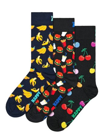 Happy Socks | 3-Pack Classic Banana Socks | 41-46
