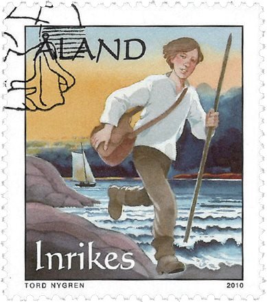 Åland - By Mail - Stemplet frimærke