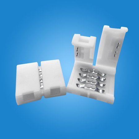 10 st RGBW LED-kontakt 10 mm 4-stifts fri lödkontakt