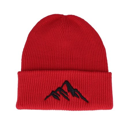 Wild Spirit - Rot Cuff Mütze - Mountain 3d Classic Red Soft Deep Cuff @ Hatstore