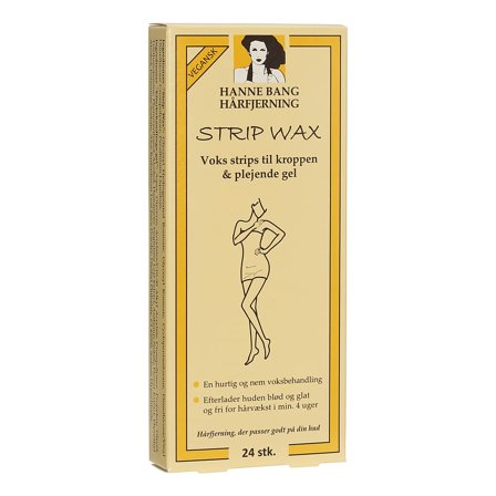 Hanne Bang Strip Wax 24 stk., Skincare, Hårfjerning, Voks & Strips