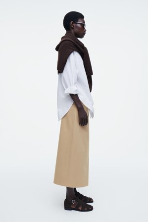 COS Zamszowe Sandały Rybackie in Brązowy