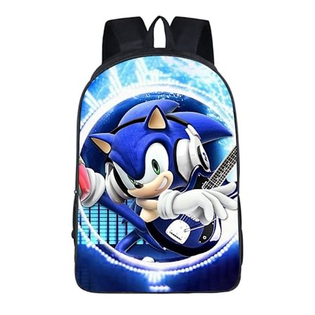 Sonic Student Ryggsäck Sonic Mus Barns Tecknade Ryggsäck hög kvalitet-J