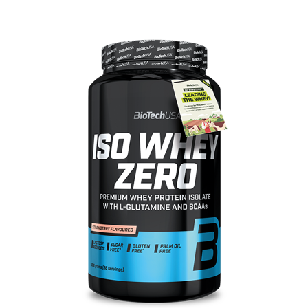 Biotech USA Iso Whey Zero Laktosreducerat Vassleproteinisolat 908 g