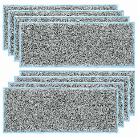 8 Pak Vaskbare og Genanvendelige Mop-Puder til iRobot Braava Jet M6