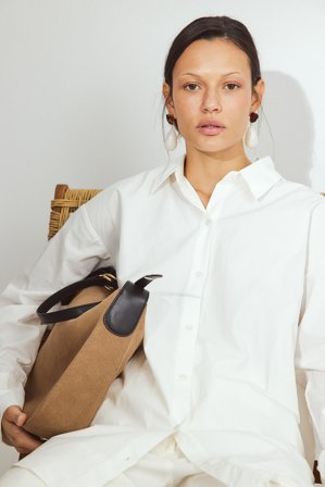 NA-KD Oversize-Baumwollshirt - Hemden - Weiß - EU 34