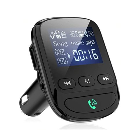 Bil Bluetooth FM Sändare Trådlös Handsfree Ljud Mottagare MP3 Spelare USB Snabb laddning