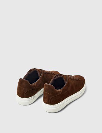Selected Slhdavid Chunky Suede Sneaker Noos - Brown - 40