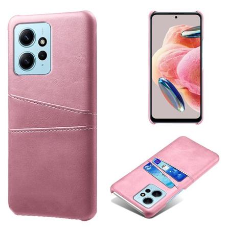 SKALO Xiaomi Redmi Note 12 4G PU-nahkainen Korttikotelo - Ruusuk Pink gold