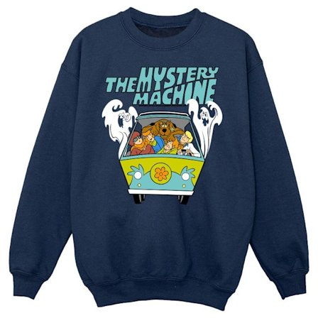 Scooby Doo Pojkar Mystery Machine Tröja 12-13 År Marinblå
