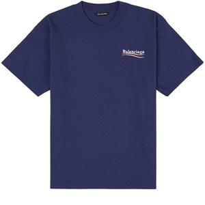 Kids - Balenciaga Branded T-Shirt Pacific Blue 10 Years - Tops - 10 years - Blue