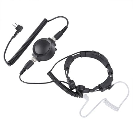 Raskaan sarjan iso PTT-kurkkumikrofoni, salainen akustinen putki, kuulokemikrofoni