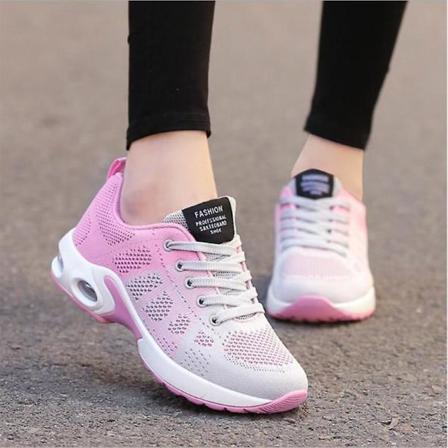 Nya Platform Sneakers Andas Casual Höjd Ökande Damskor gray pink 35