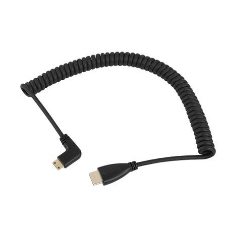 Højre vinklet HDMI til Mini HDMI HD Micro HDMI til HDMI Konverter Forlængerkabel Tråd 1080P