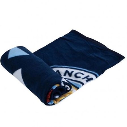 Manchester City FC Fleece Partikel Tæppe