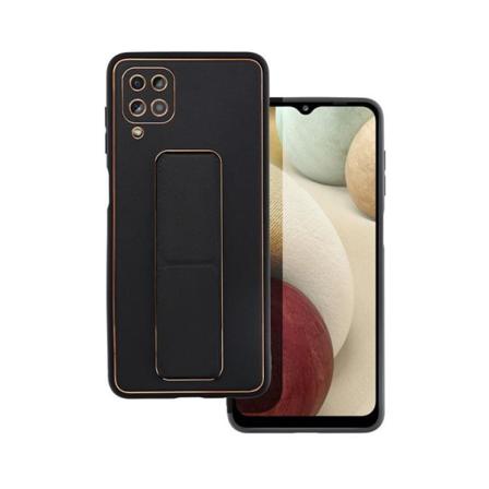 Forcell Galaxy A22 4g Skal Kickstand Läder - Svart
