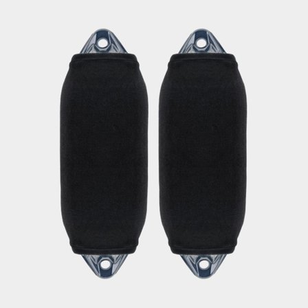 Fenderbeskyttelse til cylinderfender 1852-Marine, 70 x Ø29 cm, sort, 2-pak