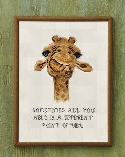 Broderikit Billede Giraf - Permin