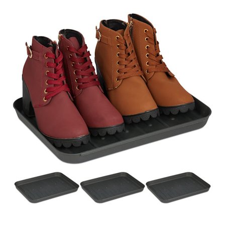 Drypbakke til sko - sæt med 4 stk