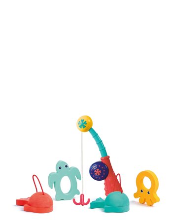 Fishing Rod With Fish Toys Bath & Water Toys Bath Toys Multi/patterned Ludi